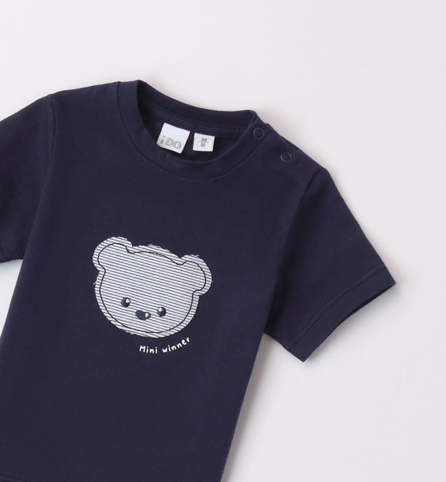 Bambino iDO | T-Shirt Bimbo Con Orsetto