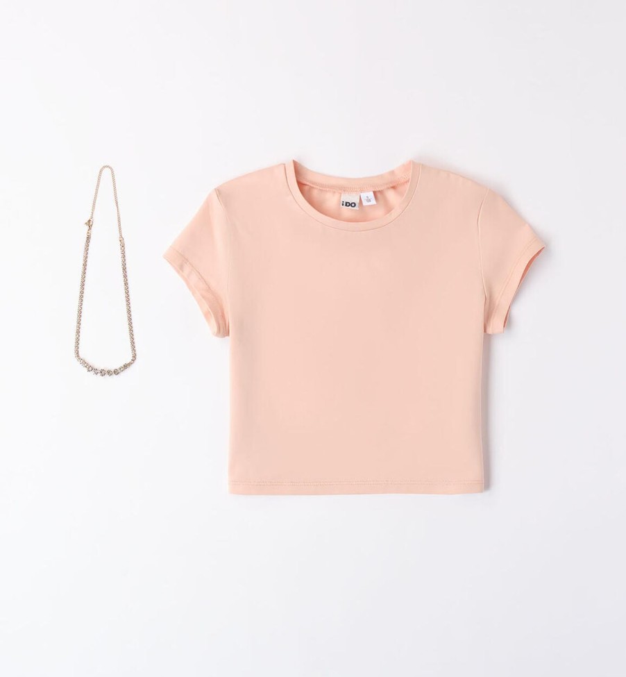 Bambina iDO | T-Shirt Con Collana Per Ragazza