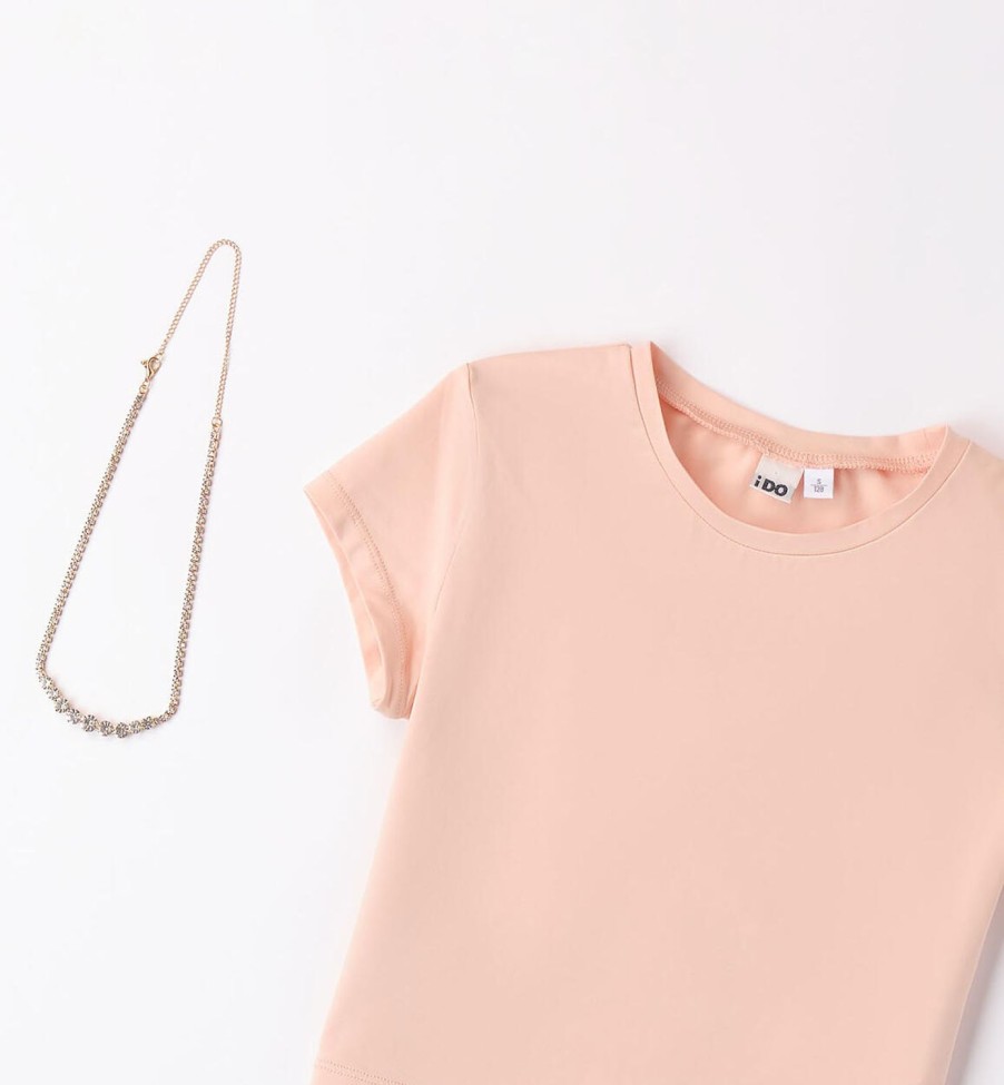 Bambina iDO | T-Shirt Con Collana Per Ragazza