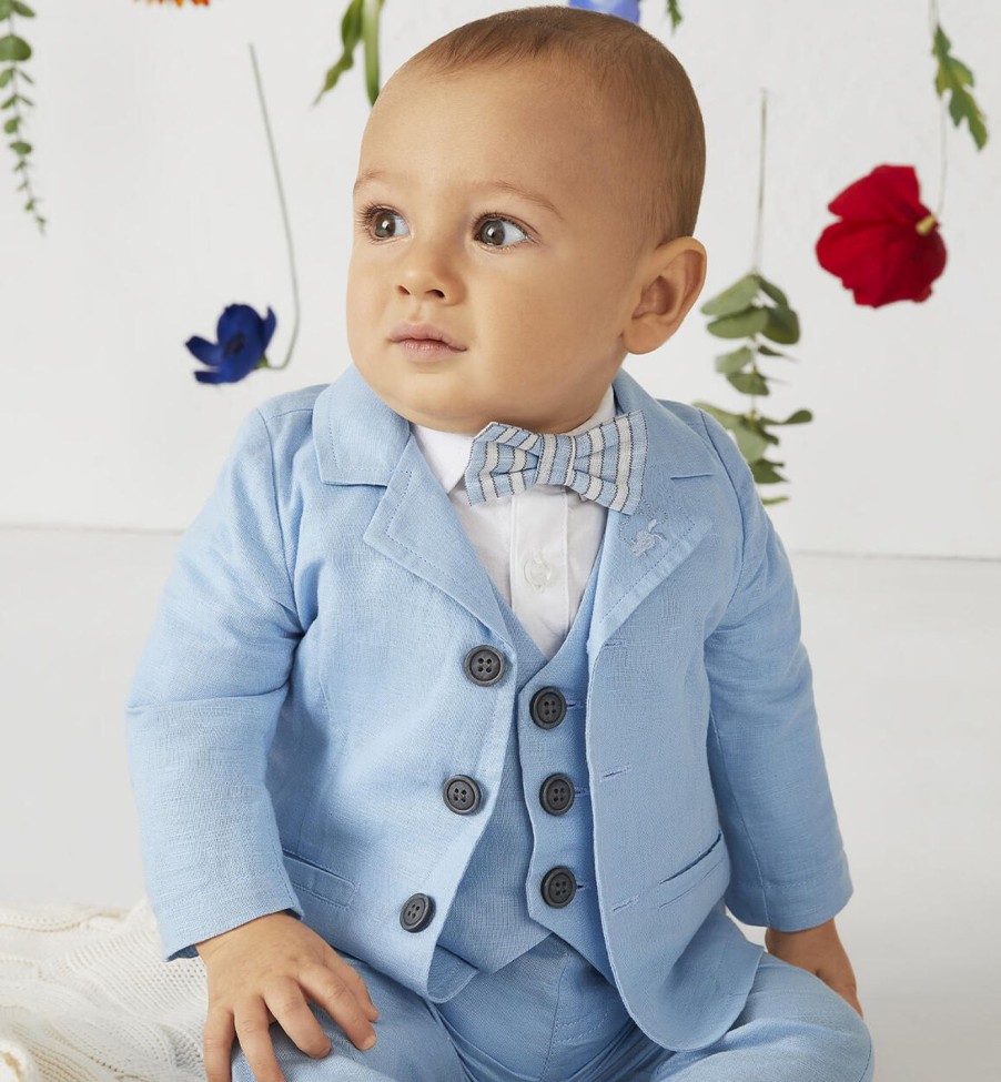 Bambino iDO | Giacca Bimbo Elegante In Lino