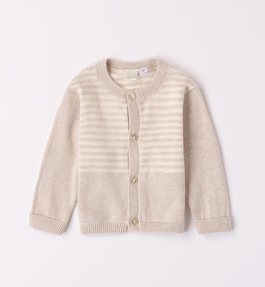 Bambina iDO | Cardigan A Righe Unisex