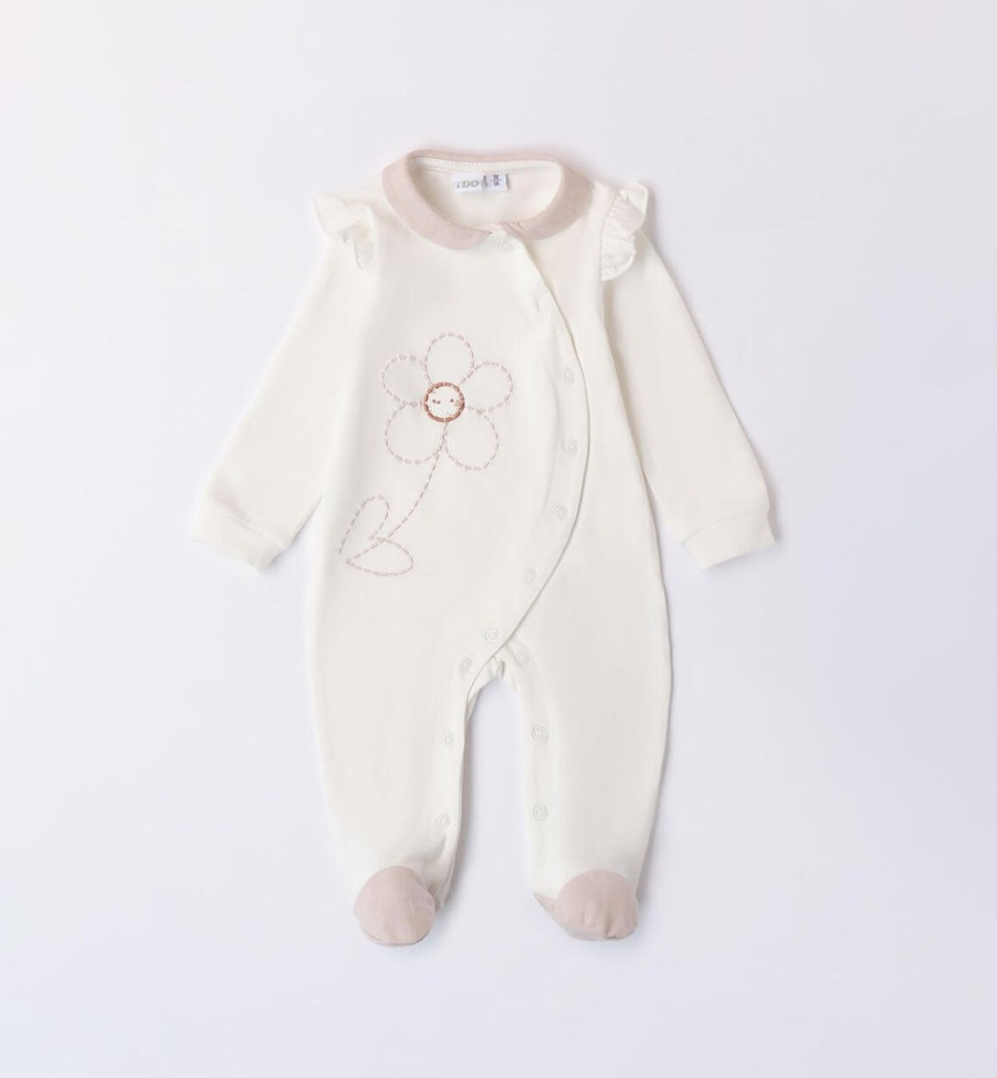 Bambina iDO | Tutina Neonata Con Piedini