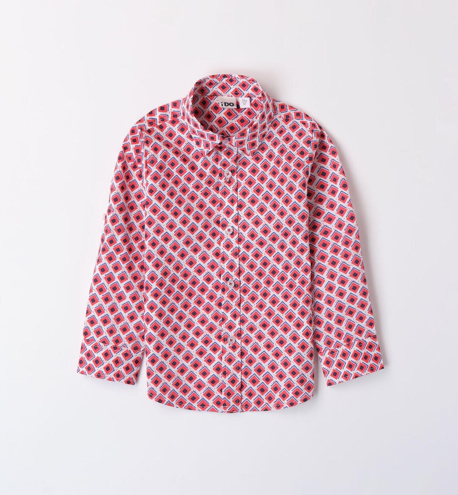 Bambino iDO | Camicia Geometrica Per Bambino