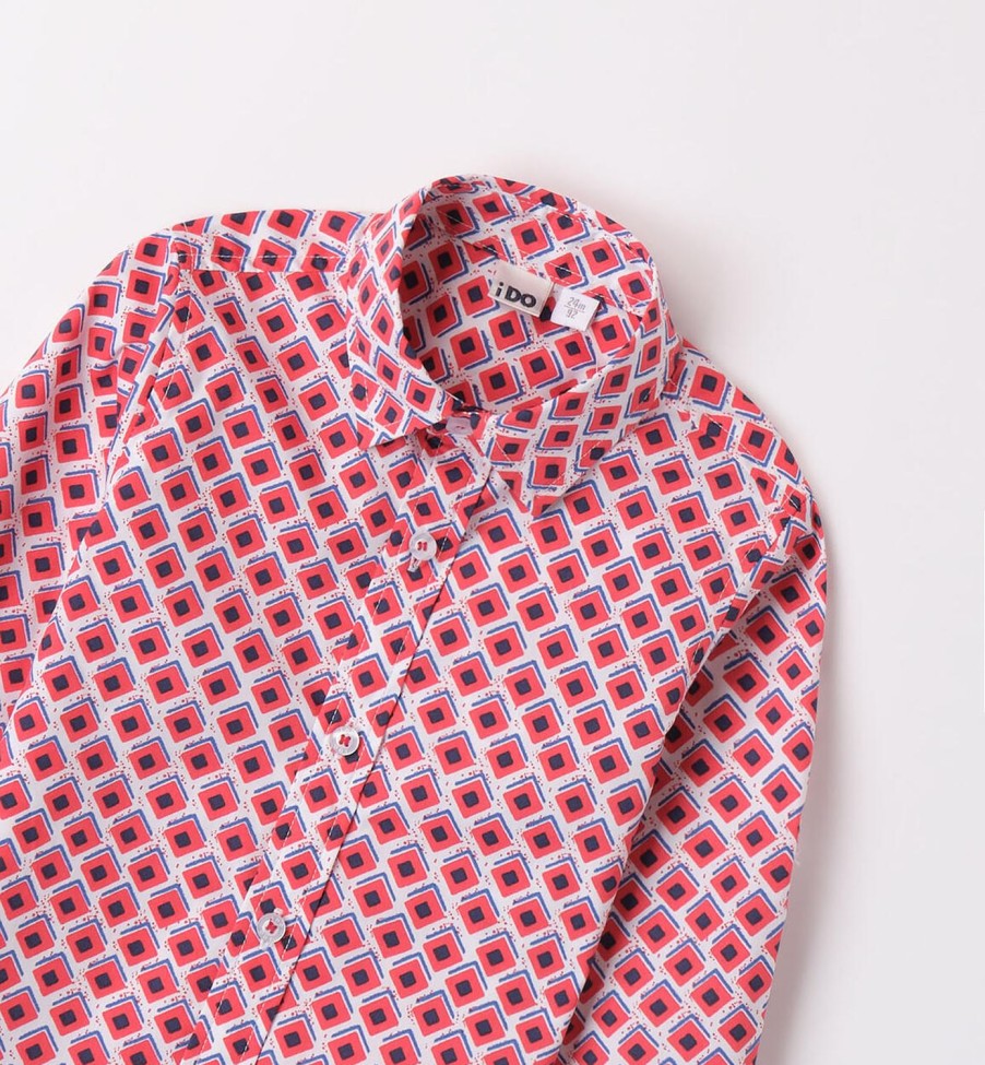 Bambino iDO | Camicia Geometrica Per Bambino