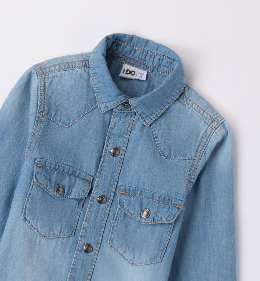 Bambino iDO | Camicia Di Jeans Per Bambino