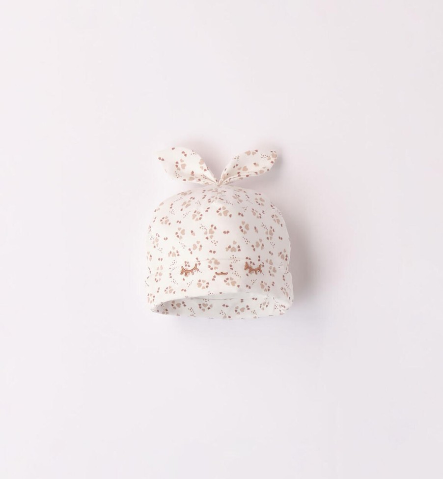 Bambina iDO | Cappellino Neonata Con Cuori