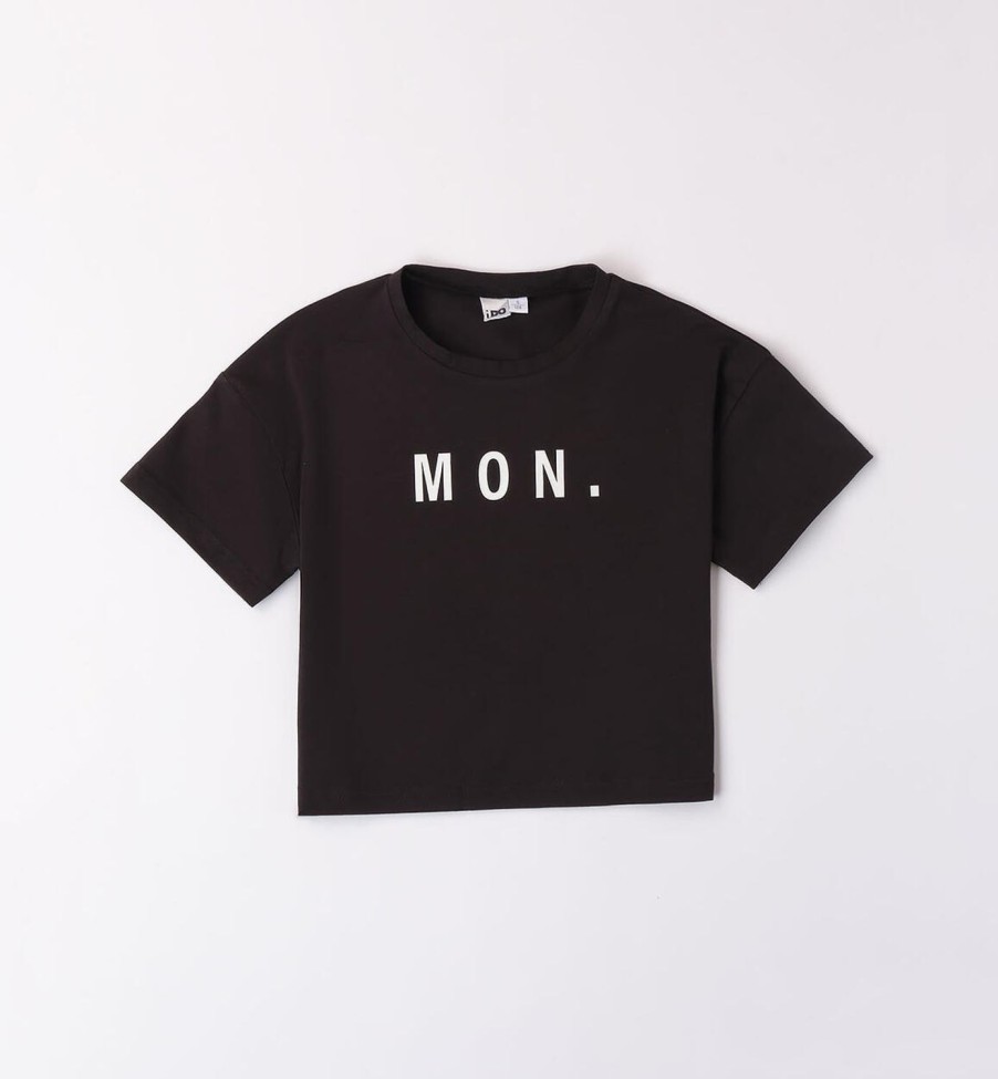 Bambina iDO | T-Shirt Ragazza Stampa Mon