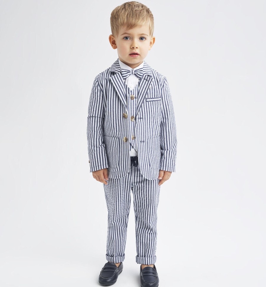 Bambino iDO | Pantalone Rigato Per Bambino