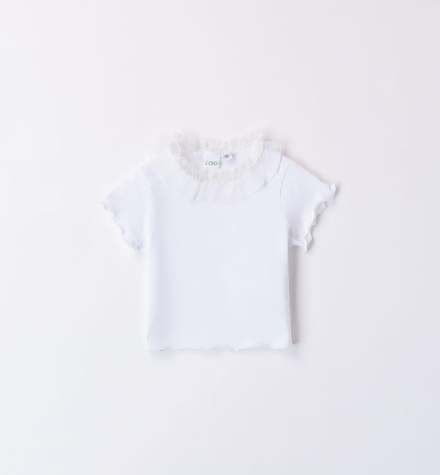 Bambina iDO | T-Shirt Bimba Bianca