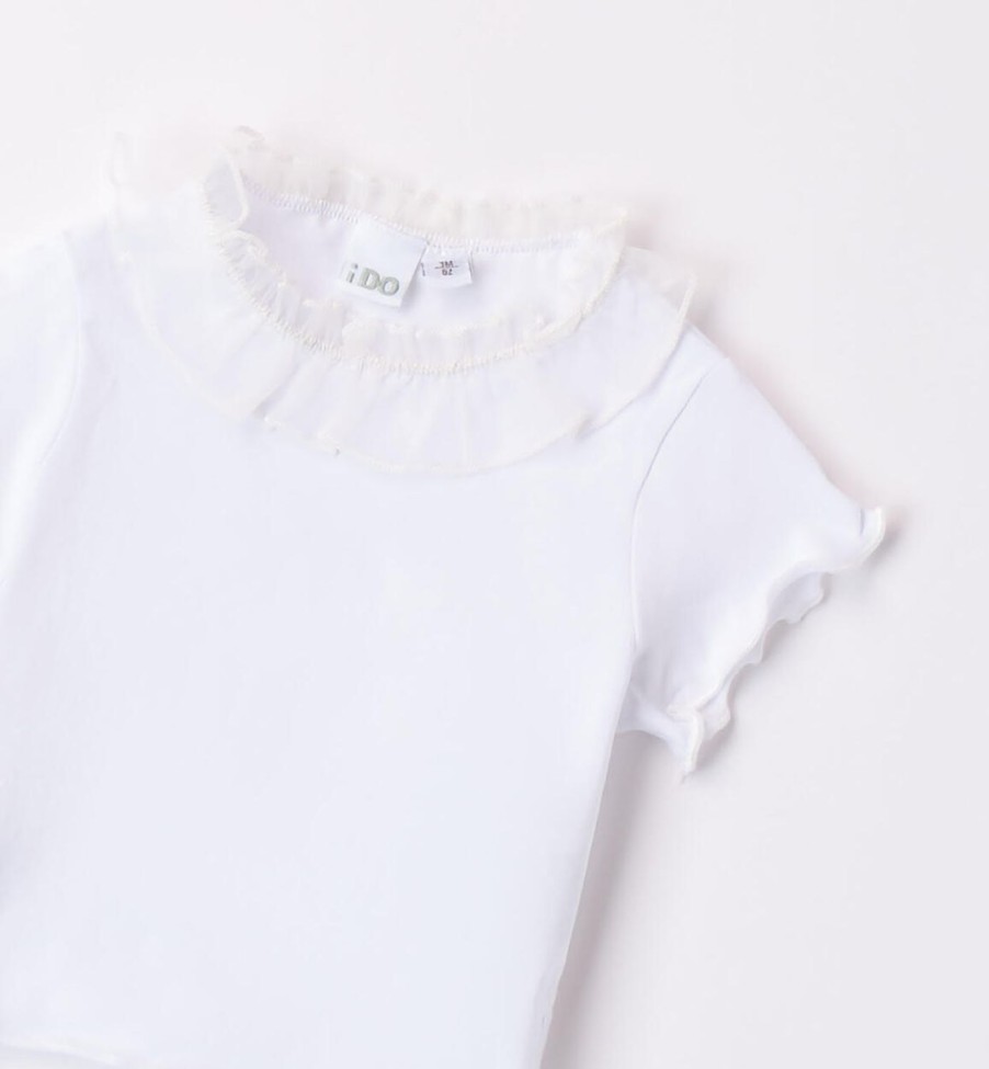 Bambina iDO | T-Shirt Bimba Bianca