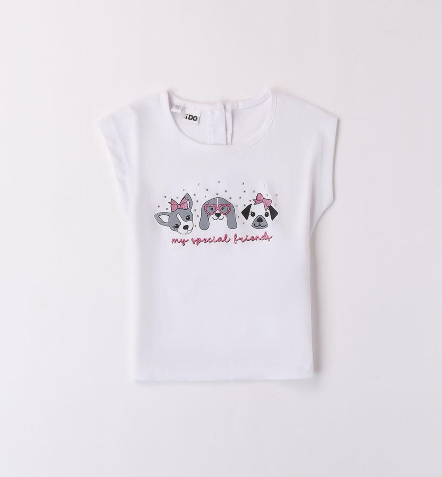 Bambina iDO | T-Shirt Per Bambina 100% Cotone