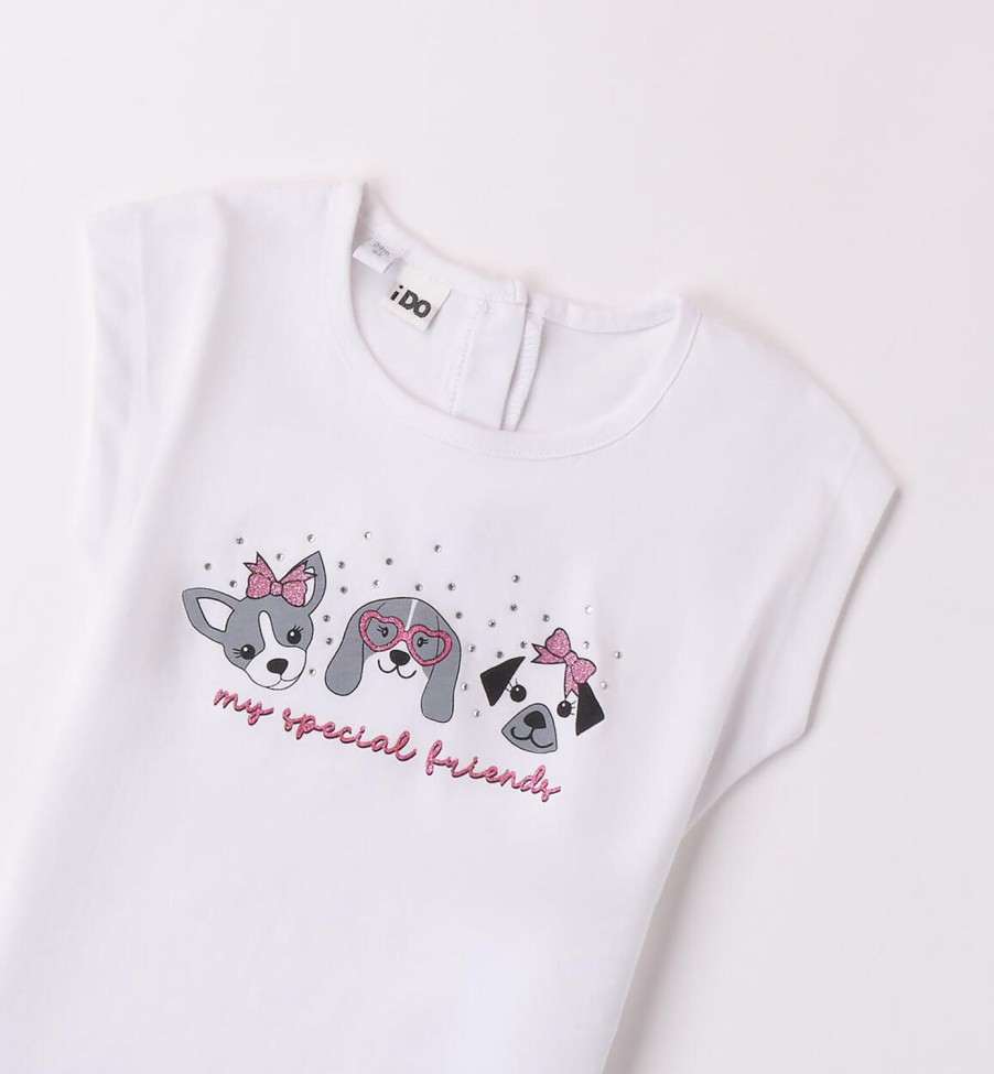 Bambina iDO | T-Shirt Per Bambina 100% Cotone