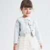 Bambina iDO | Giacchetto Jeans Con Perle Per Bambina