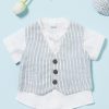 Bambino iDO | Gilet Neonato A Righe