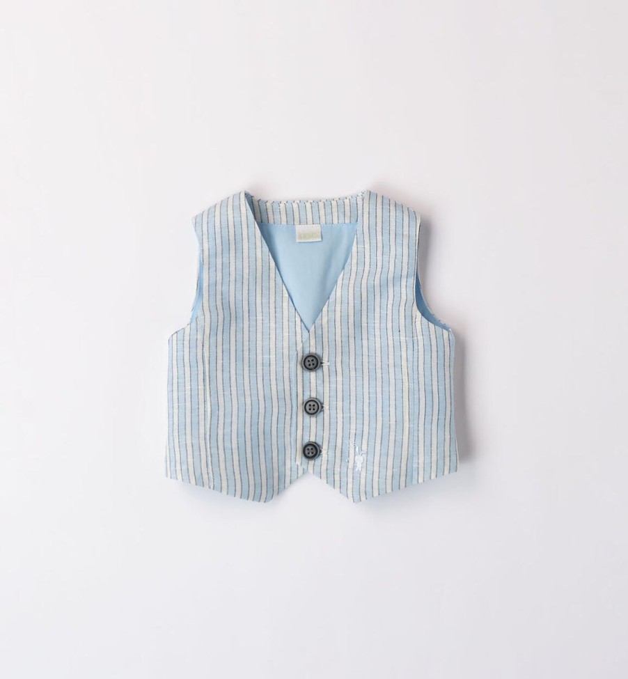 Bambino iDO | Gilet Neonato A Righe