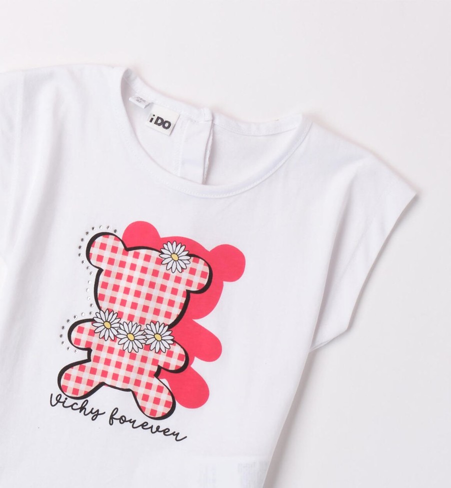 Bambina iDO | T-Shirt Per Bambina Con Orsetti