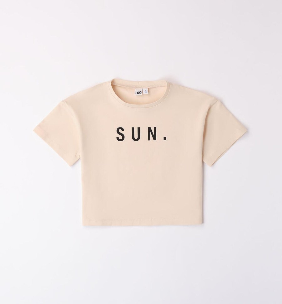 Bambina iDO | T-Shirt Ragazza Stampa Sun