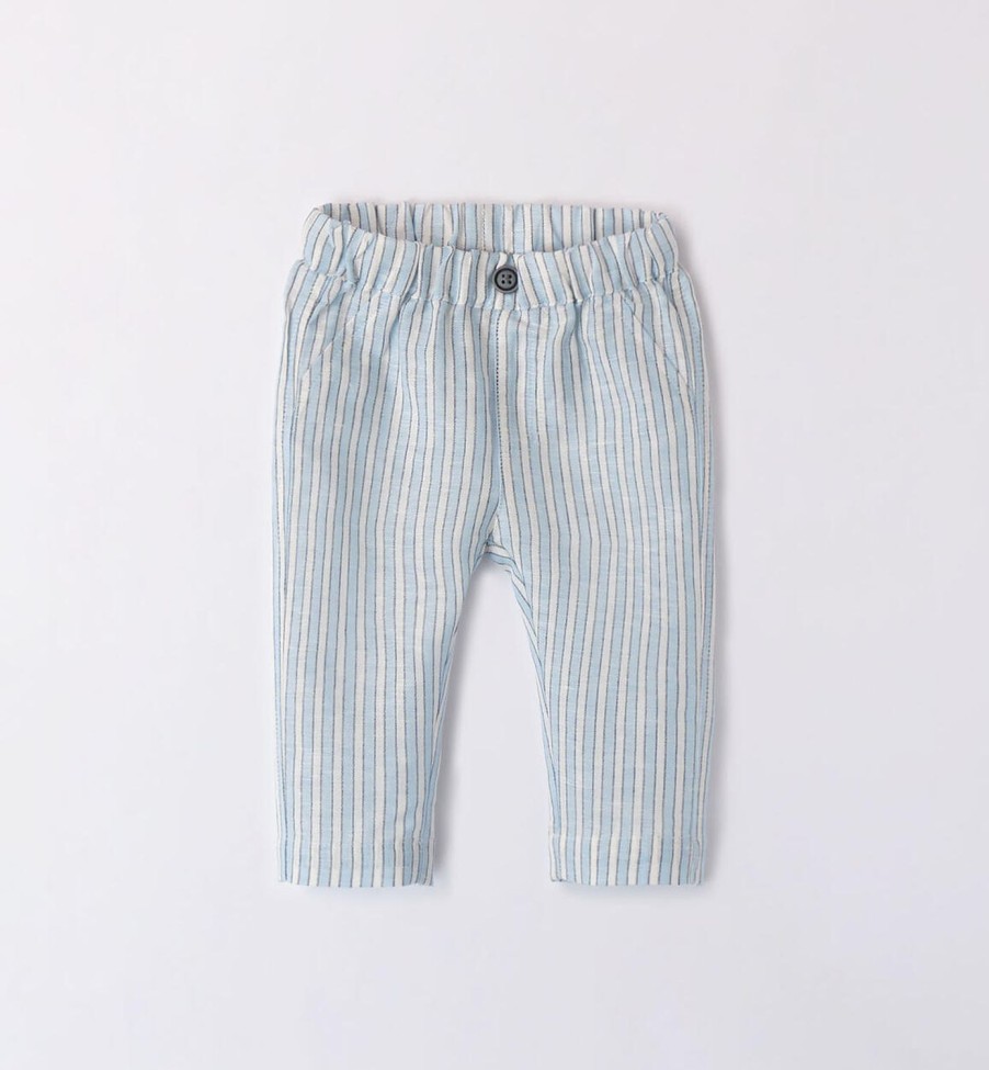 Bambino iDO | Pantalone A Righe Per Bimbo