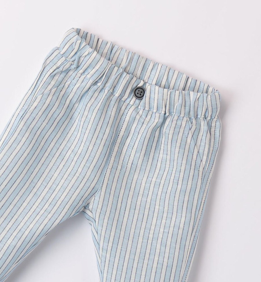 Bambino iDO | Pantalone A Righe Per Bimbo